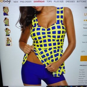 Two piece Tankini 2X